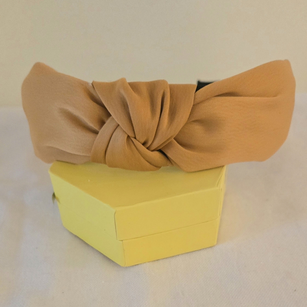 Elegant Orange Knotted Headband